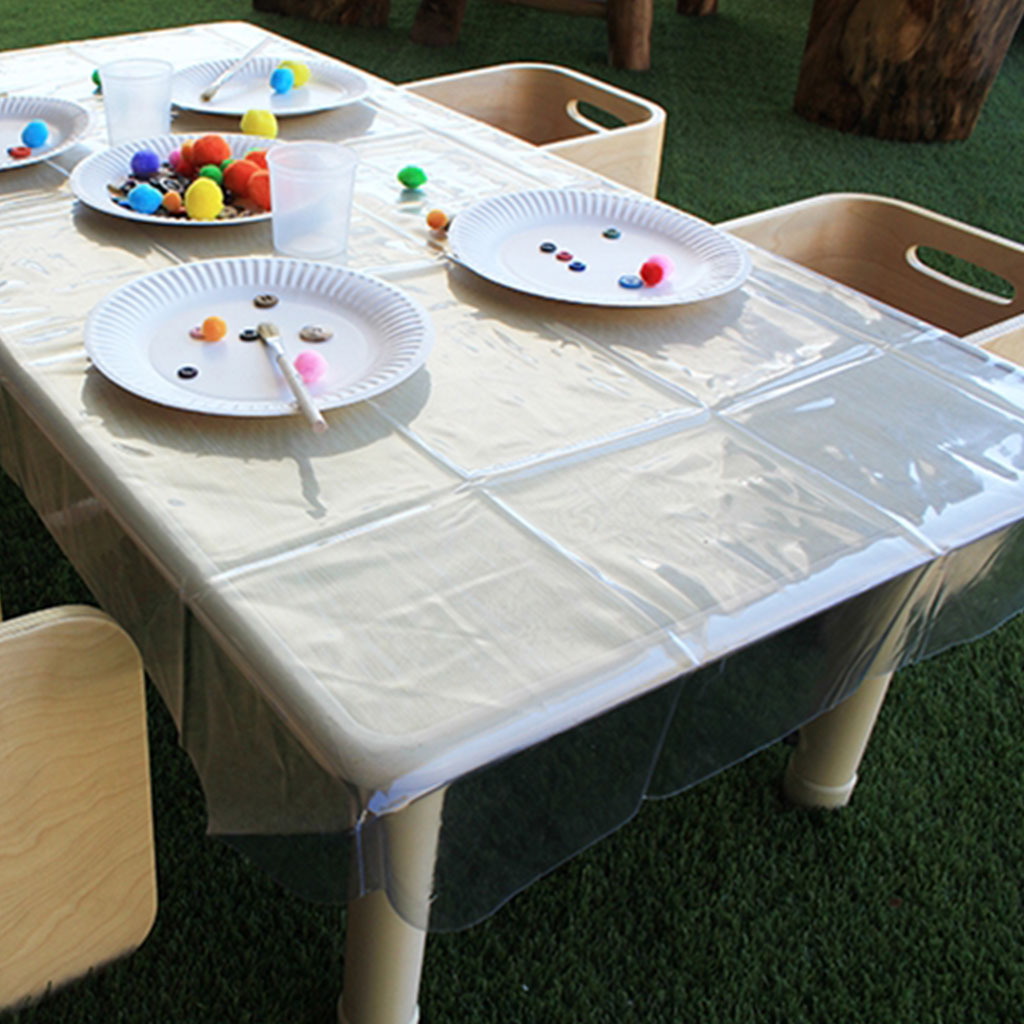 PVC Fitted Table Cover - Educating Kids