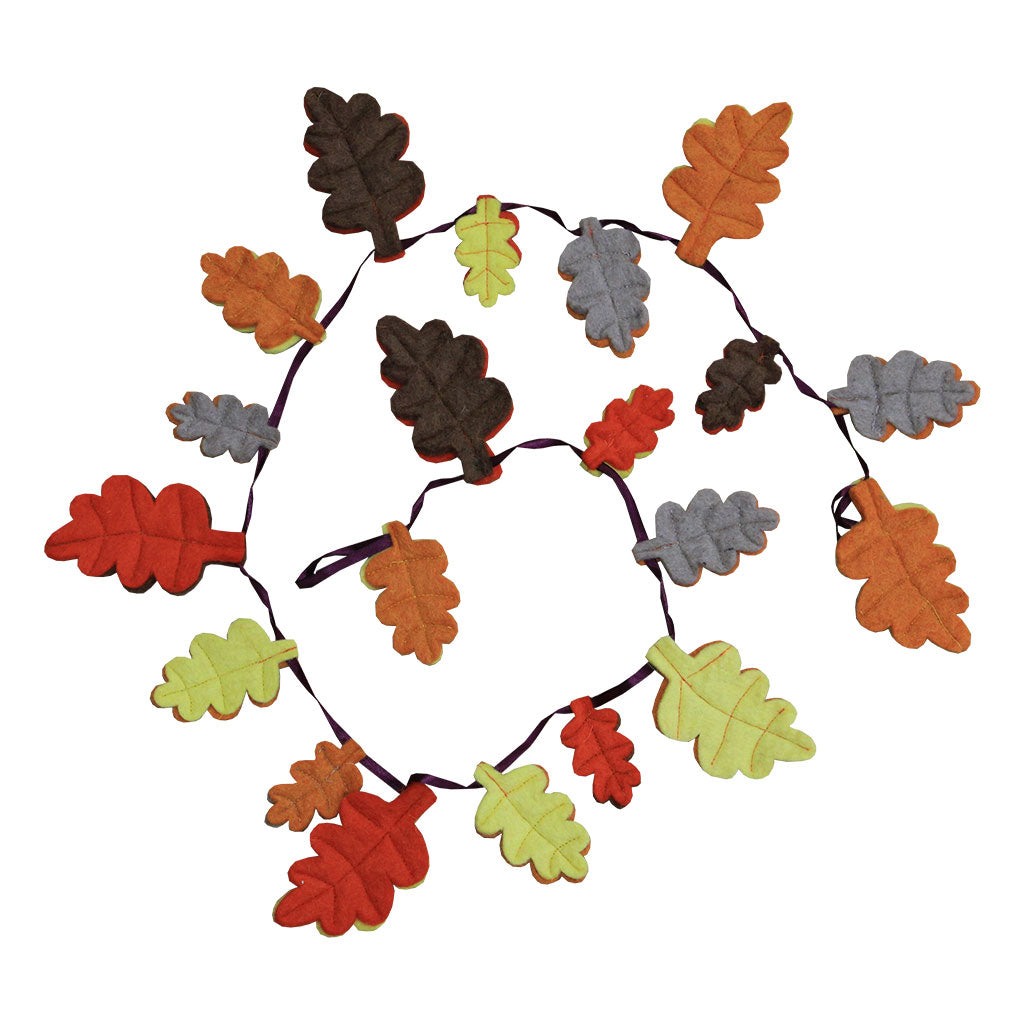 Felt Autumn Leaf Bunting - Educating Kids