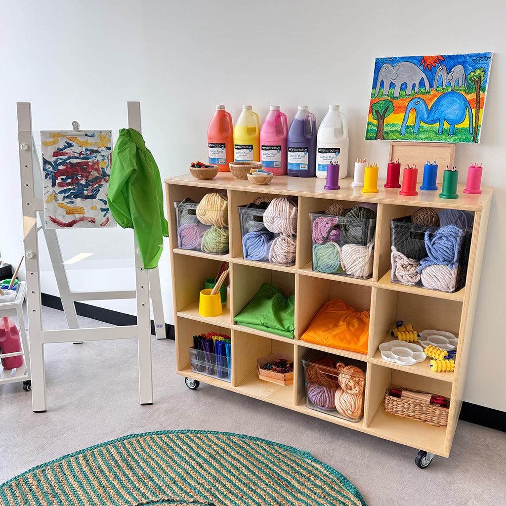 12 Compartment Locker Unit - Educating Kids