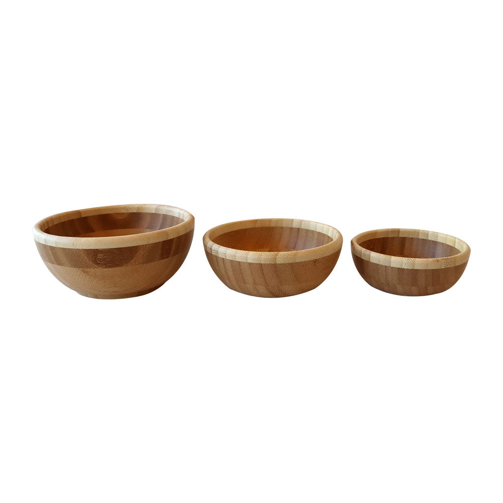 Bamboo Nesting Bowls - 3pc - Educating Kids