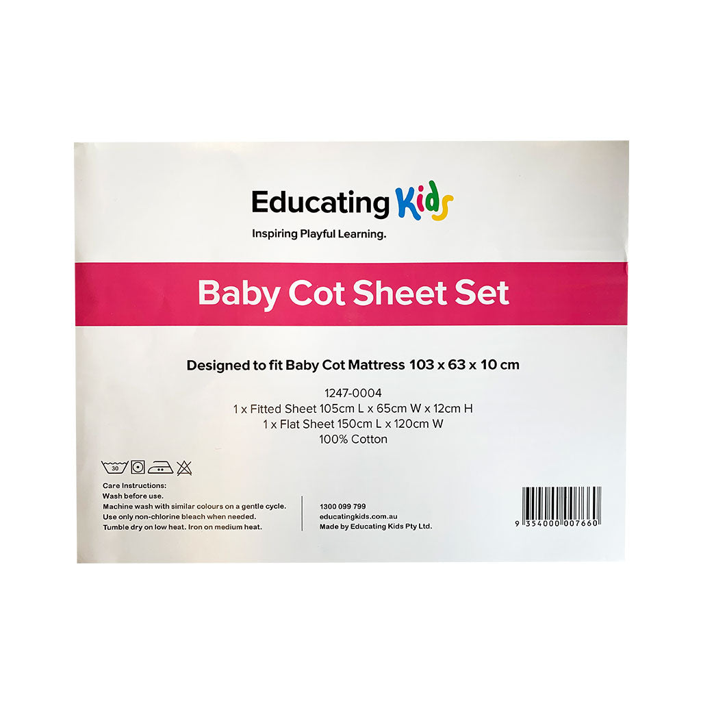 Sheet Set For Baby Cot