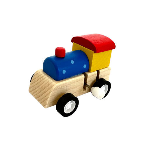 Wooden Clockwork Train - 9pc Set - Educating Kids