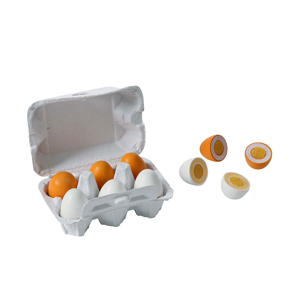 Wooden Eggs - 6pc