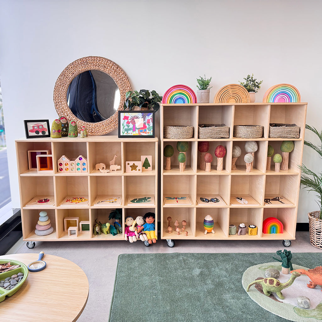 16 Compartment Locker Unit - Educating Kids