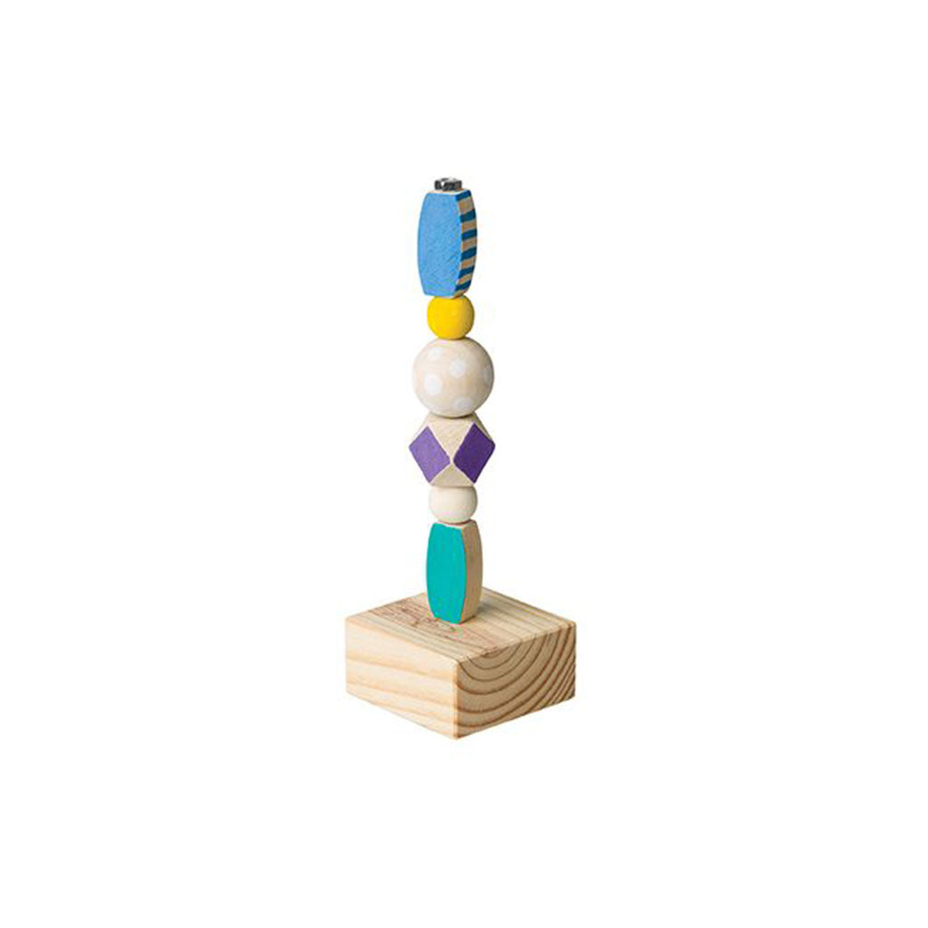 Wooden Beads Natural Asst – Pack of 92 - Educating Kids