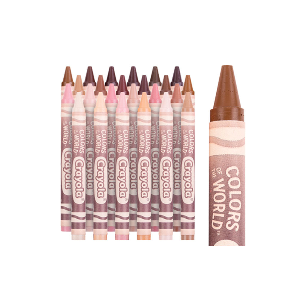 Colours of the World Crayons - Pack of 24 - Educating Kids