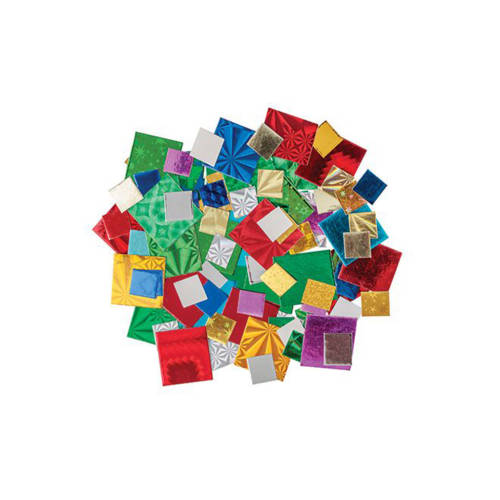 Mosaic Squares Metallic 1cm & 2cm – Pack of 5000 - Educating Kids