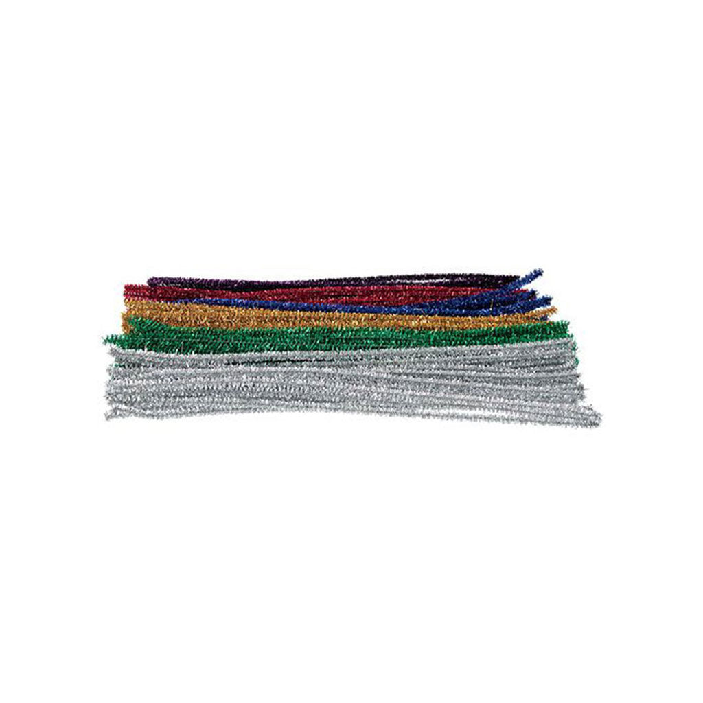 Basics Tinsel Stems Assorted- 30cm - Pack of 150 - Educating Kids