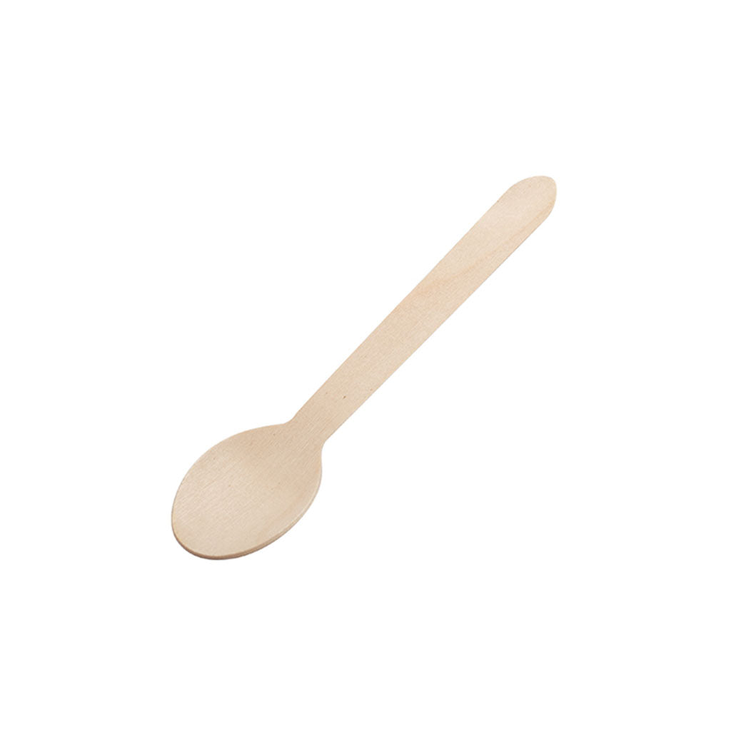 Wooden Spoon Natural- 16cm - Pack of 100 - Educating Kids