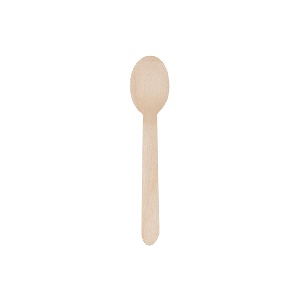 Wooden Spoon Natural- 16cm - Pack of 100 - Educating Kids