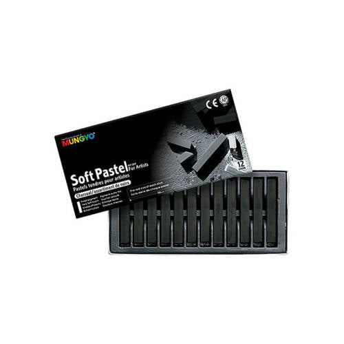 Soft Pastel Compressed Charcoal - Pack of 12 - Educating Kids