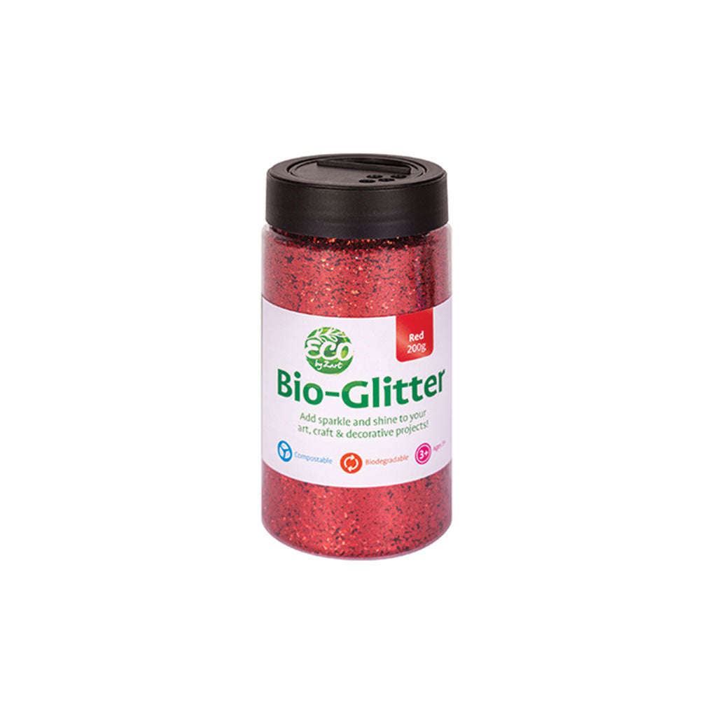Bio Glitter Red - 200g - Educating Kids