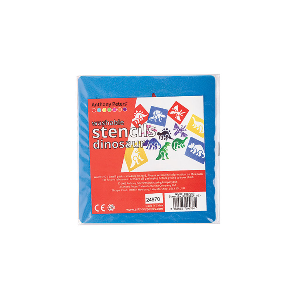 Dinosaur Stencils 15cm – Set of 6 - Educating Kids