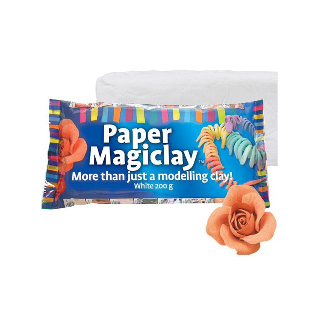 Paper Magiclay 200g White - Flat Pack - Educating Kids