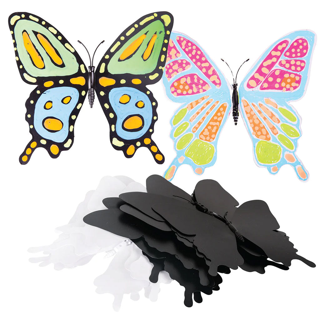 Plastic Butterflies 12cm - Pack of 20