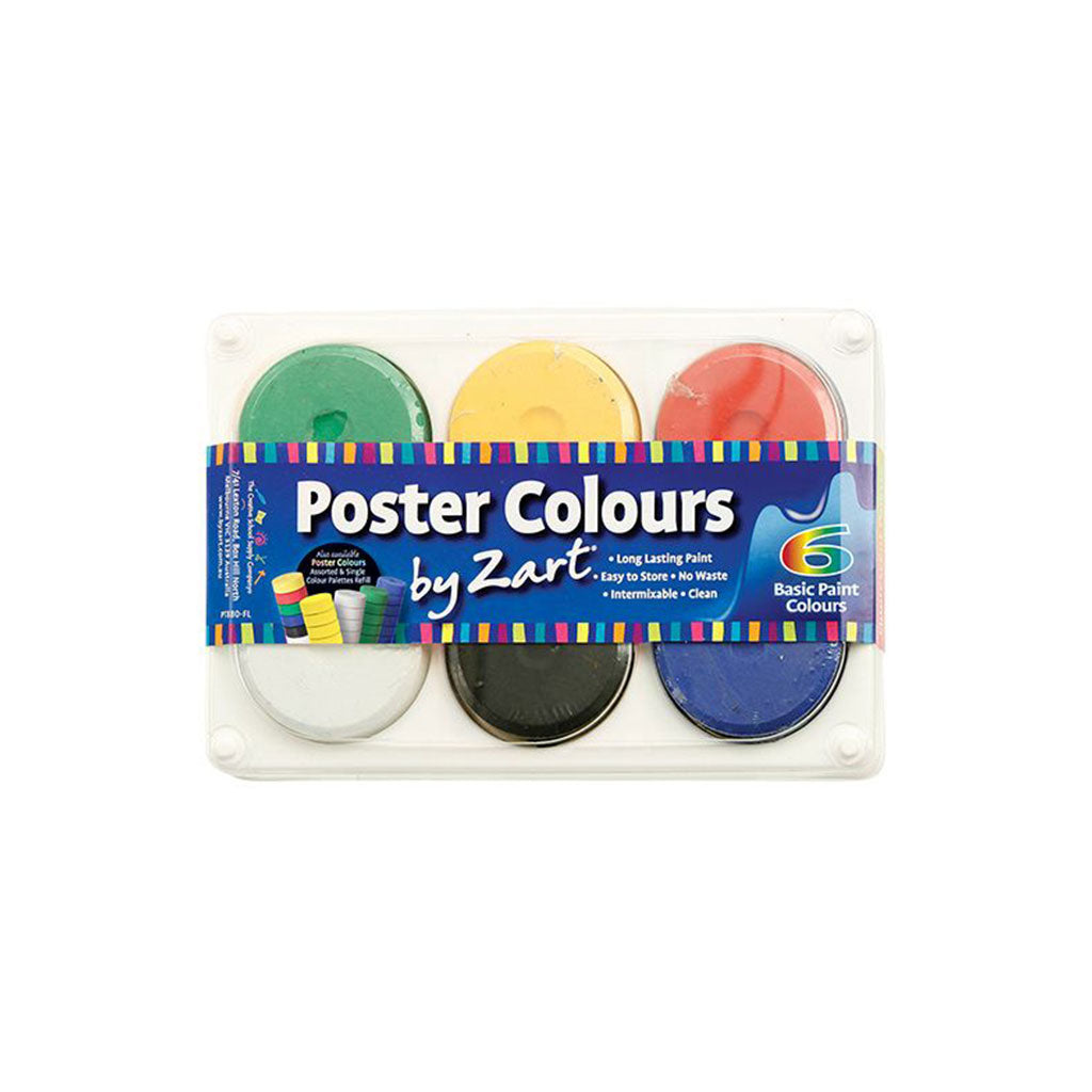 Poster Colours Basics – 6 colours - Educating Kids
