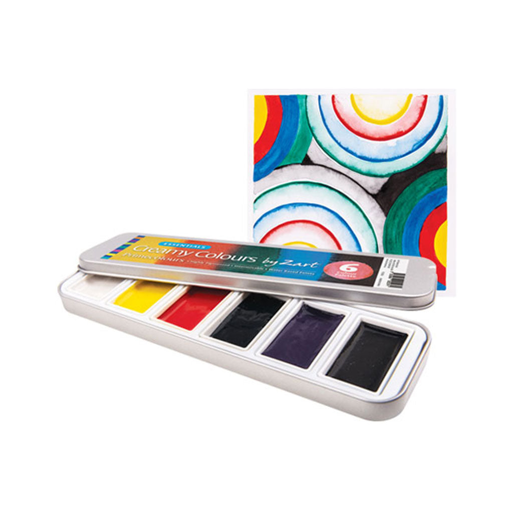 Creamy Colours Watercolours by Zart Essential - Educating Kids