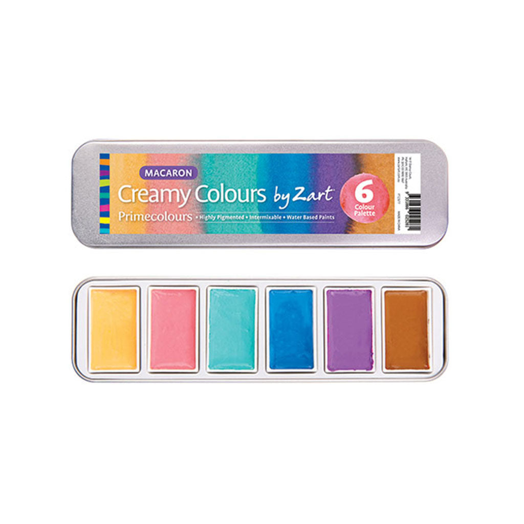 Creamy Colours Watercolours by Zart Macaron - Educating Kids