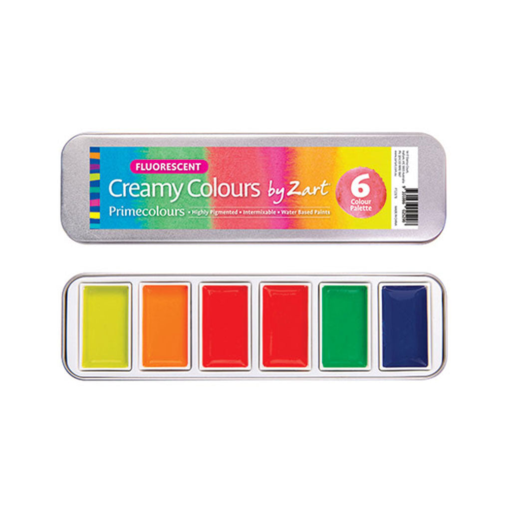 Creamy Colours Watercolours by Zart Fluoro - Educating Kids