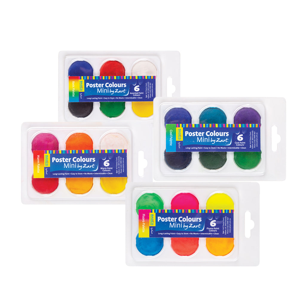 Poster Colours Mini Class Set 24s - Educating Kids