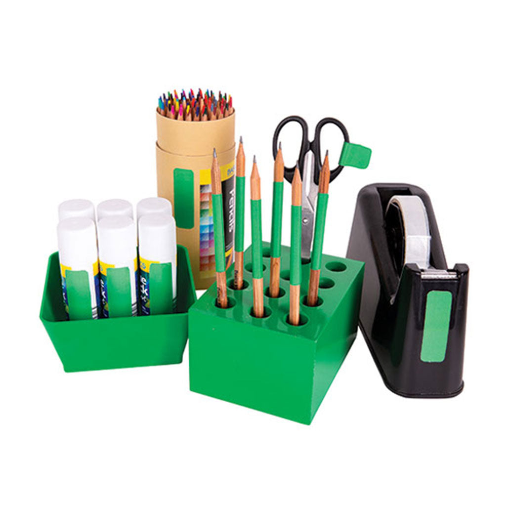 ColourSorts Scissor Brush Block - Green - Educating Kids