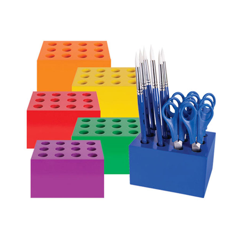 ColourSorts Scissor Brush Block Asst - Set of 6 - Educating Kids