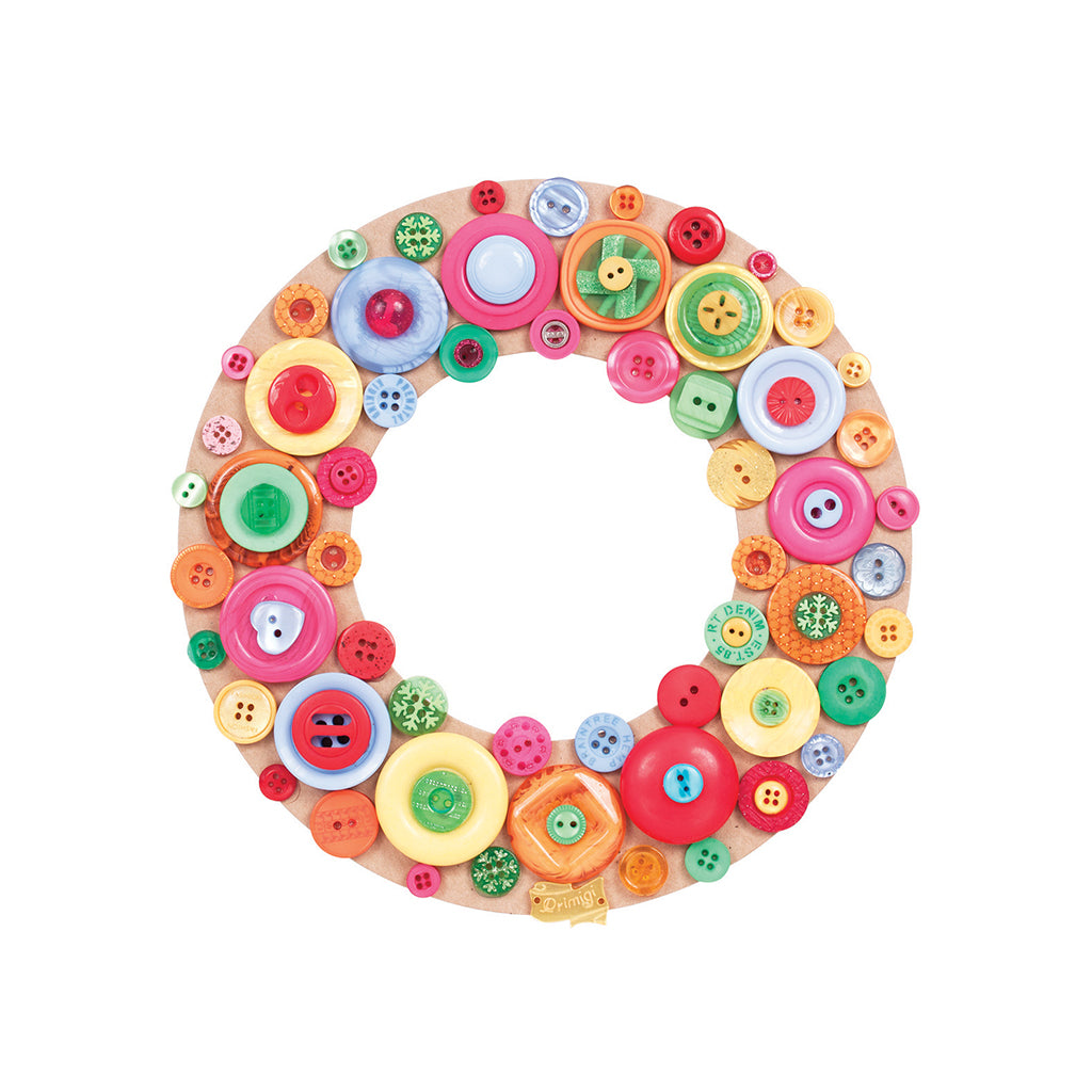 Bulk Assorted Coloured Buttons - 600g - Educating Kids