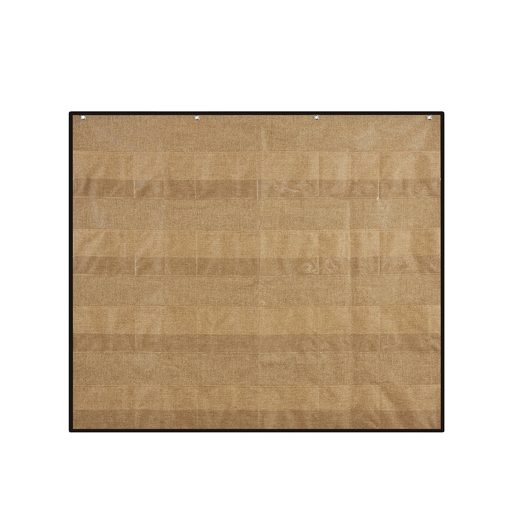 Hessian Wall Storage Pockets - 120x102cm - Educating Kids