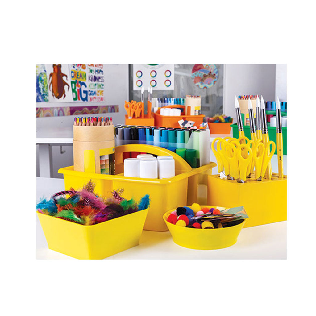 ColourSorts Classroom Organisers Caddy Yellow - Educating Kids