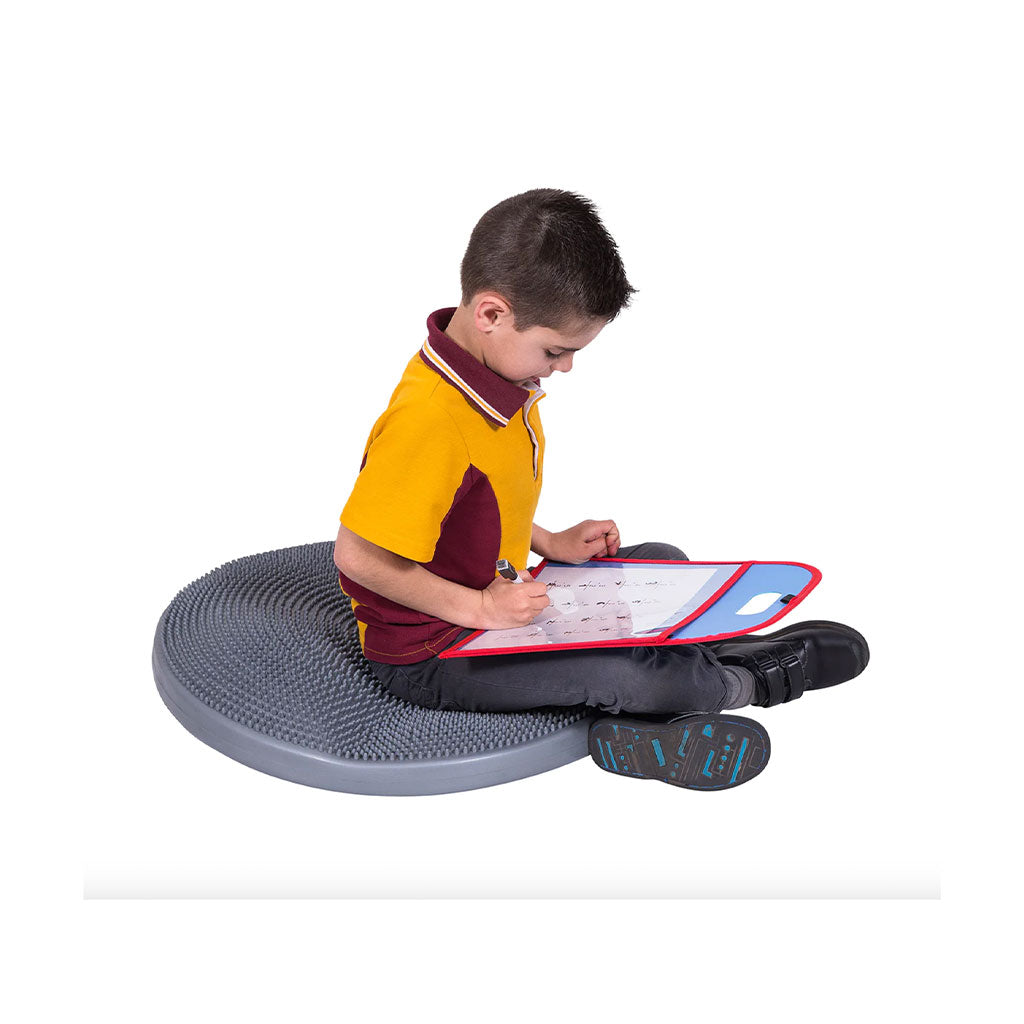Large Tactile Cushion Grey - Educating Kids