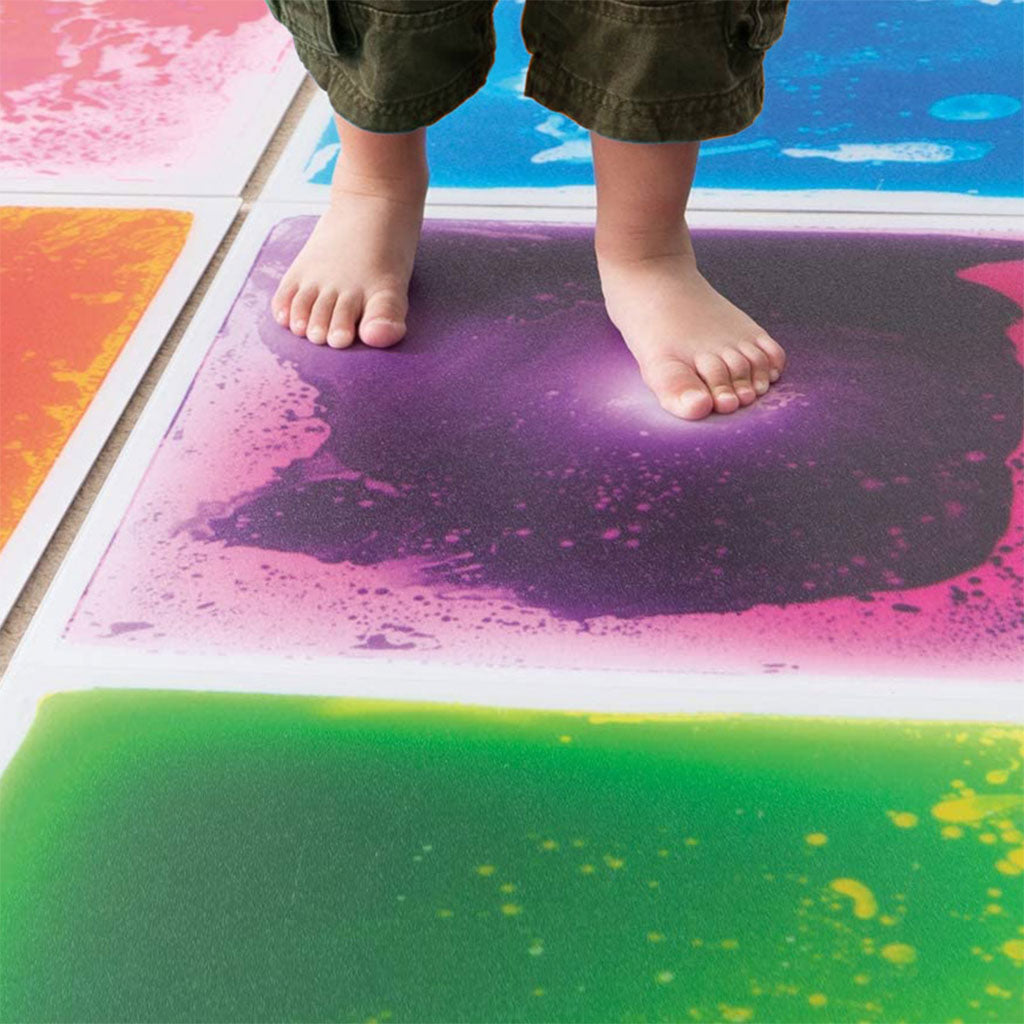 Sensory Liquid Floor Tiles - 6pc