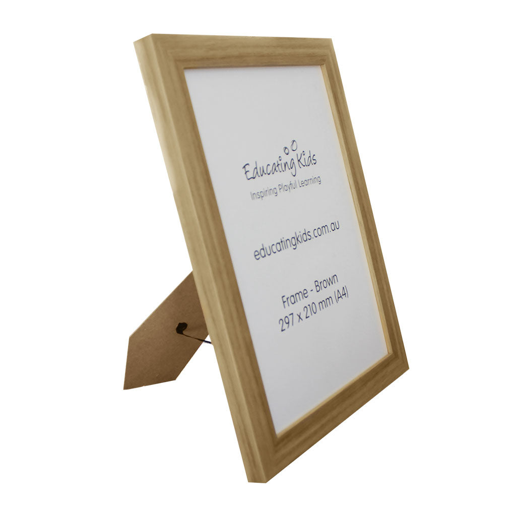 Frame Timber - A4 - Educating Kids