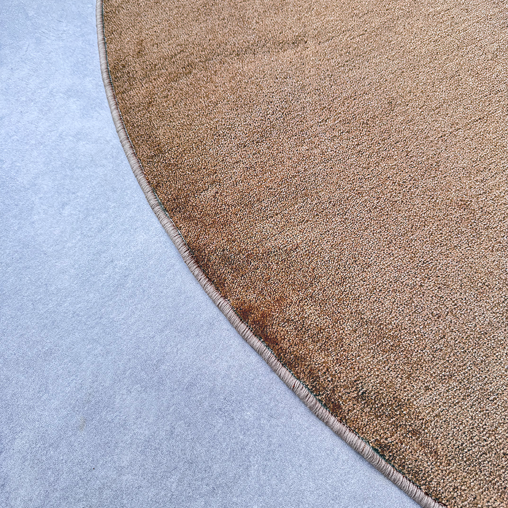 Round Carpet 2m - Camel - Educating Kids