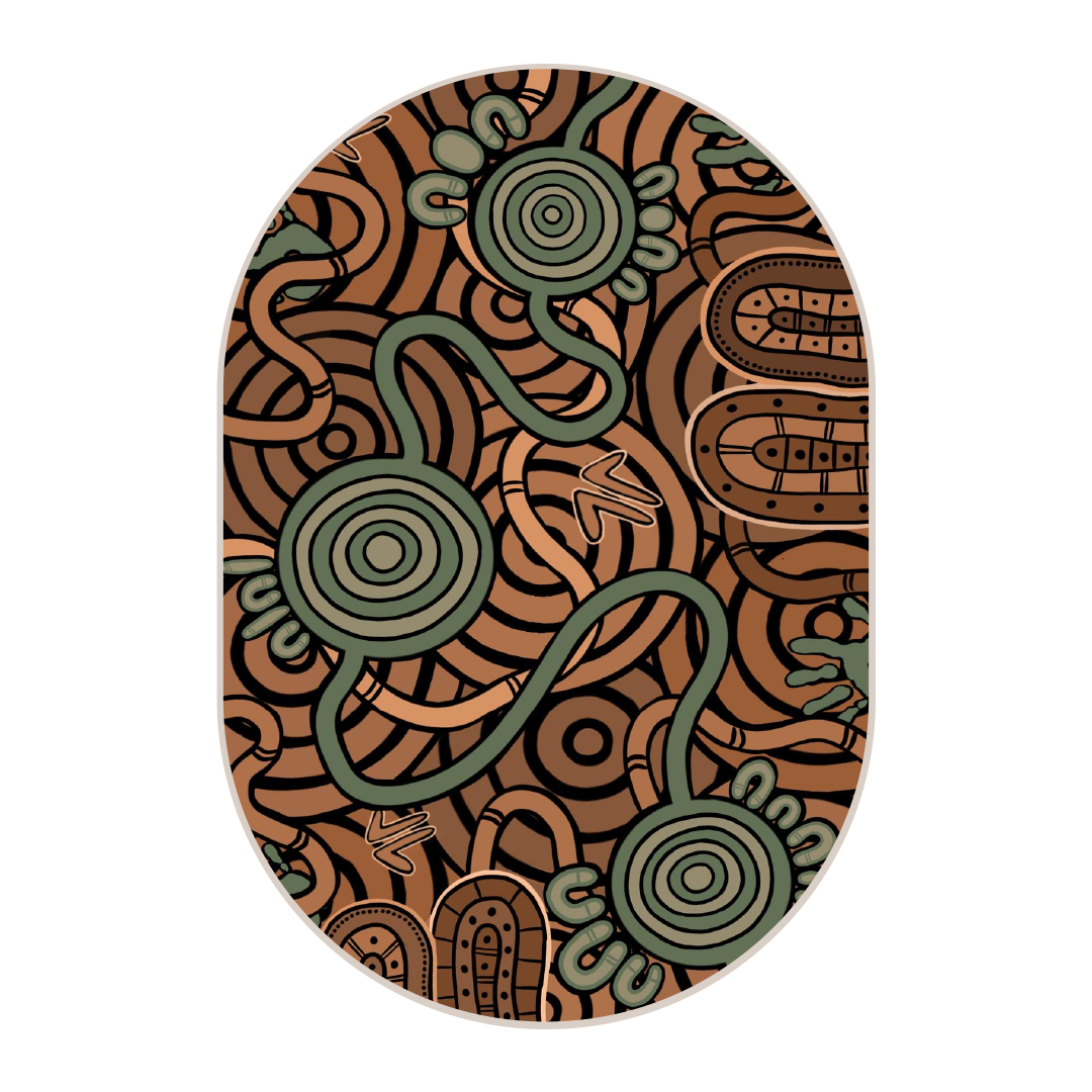 Country Colours - Oval Rug (2.7 x 1.8m)