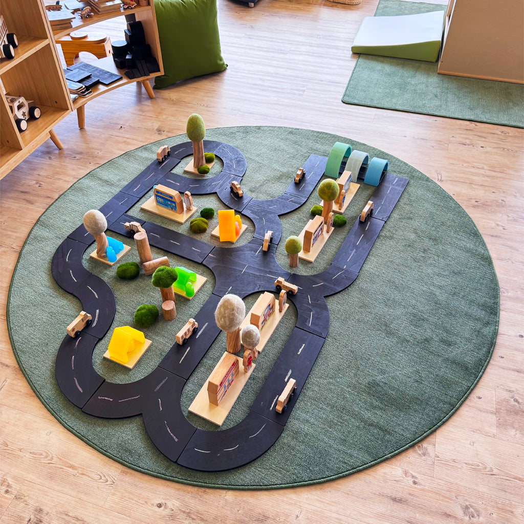 Round Carpet 2m - Sage