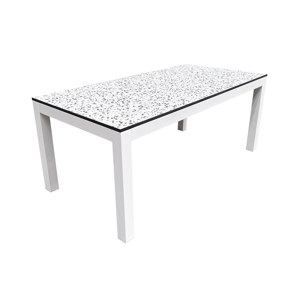 White Terrazzo Rectangle Table