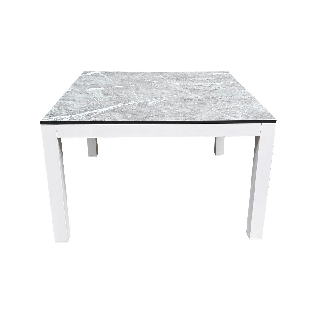 Light Grey Marble Square Table