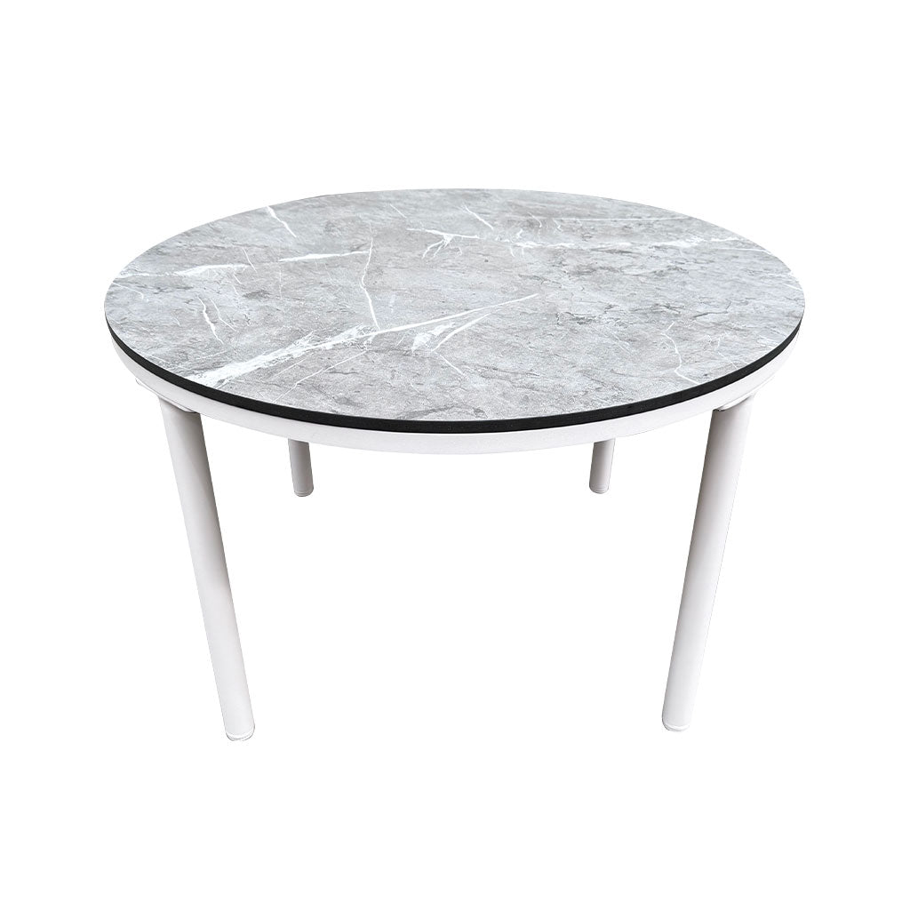 Light Grey Marble Round Table