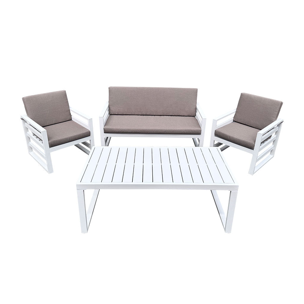 Outdoor Lounge Set – White
