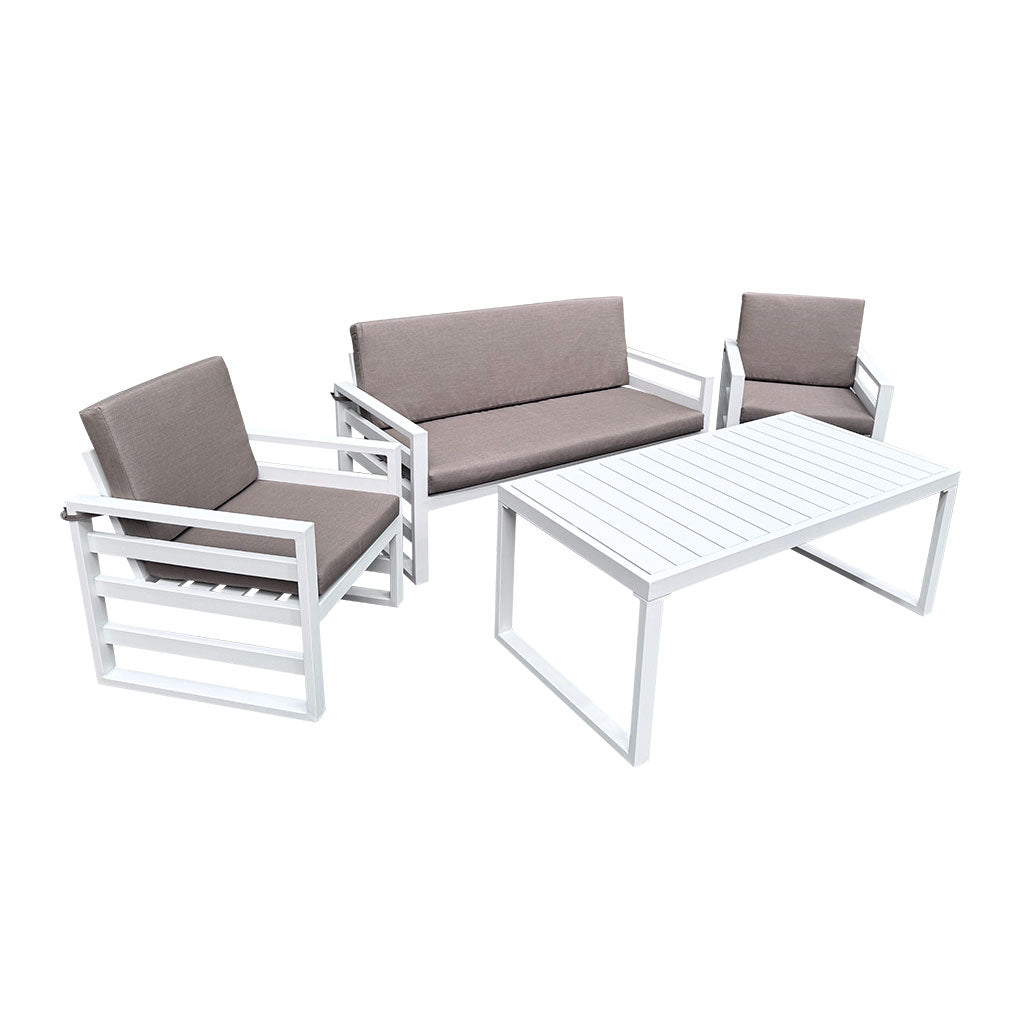 Outdoor Lounge Set – White
