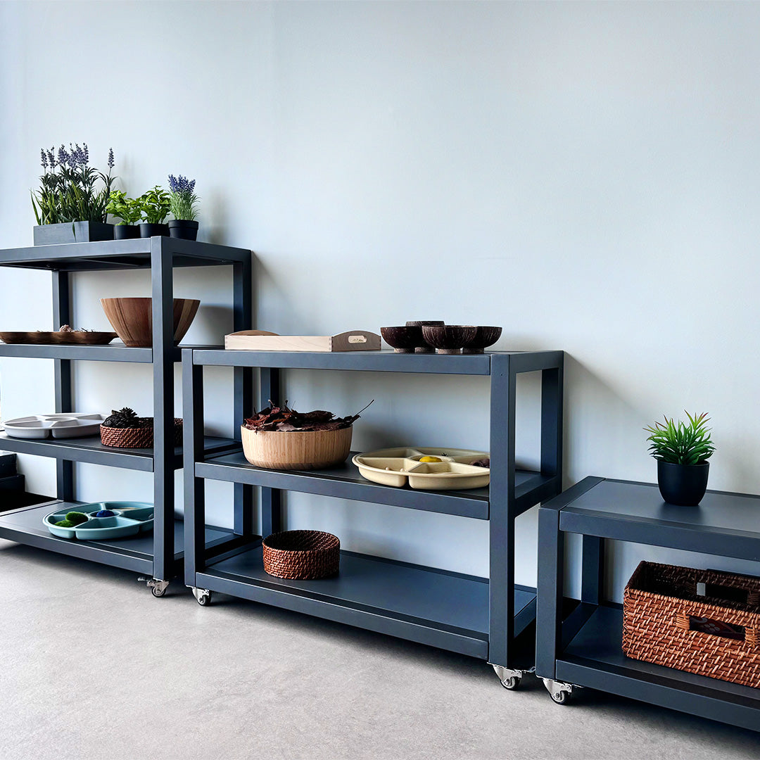 Outdoor 2 Shelf Unit – Charcoal