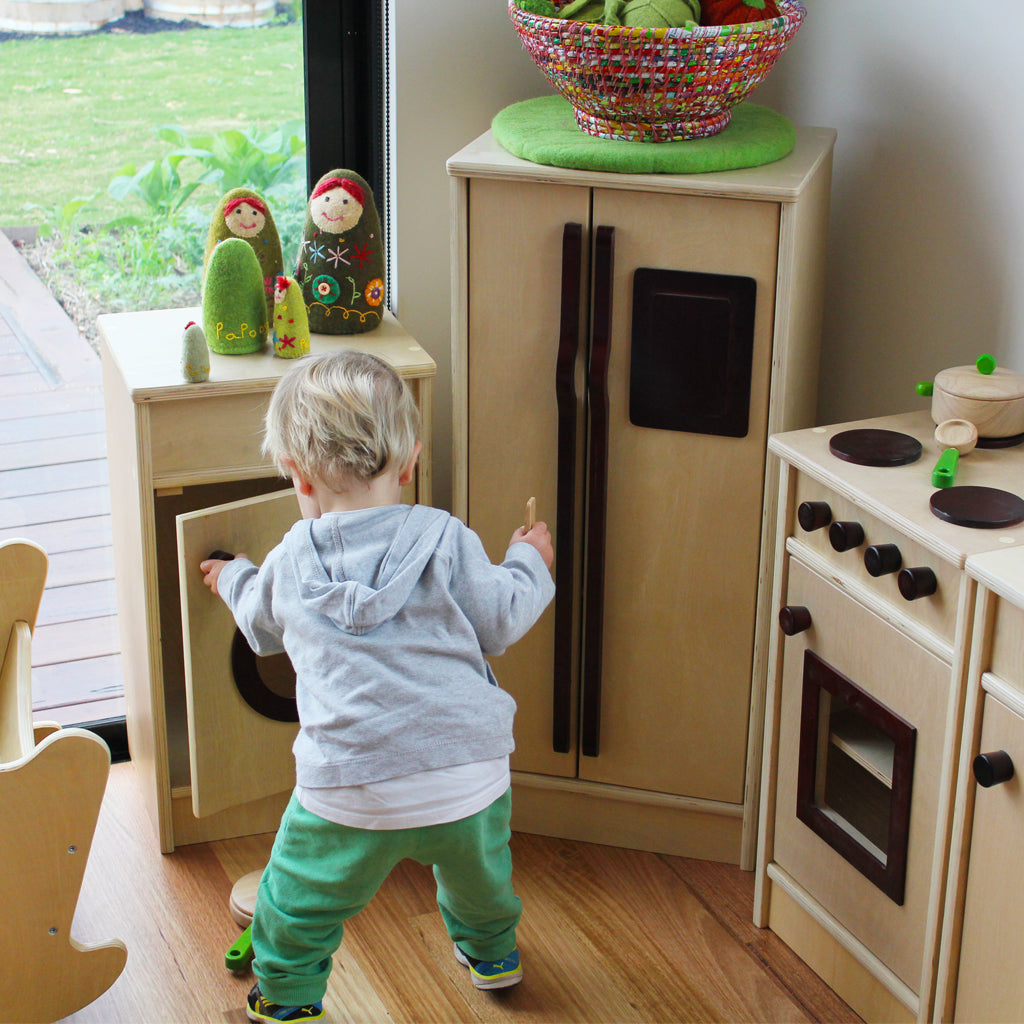 Felt Babushka Set of 5 - Green