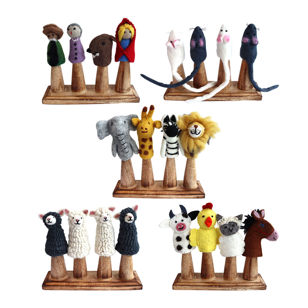 Storytime Finger Puppet Room Set