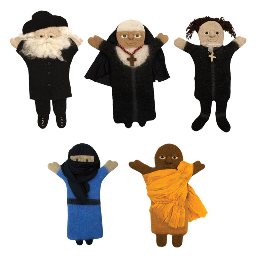 Religion Hand Puppet - Set of 5