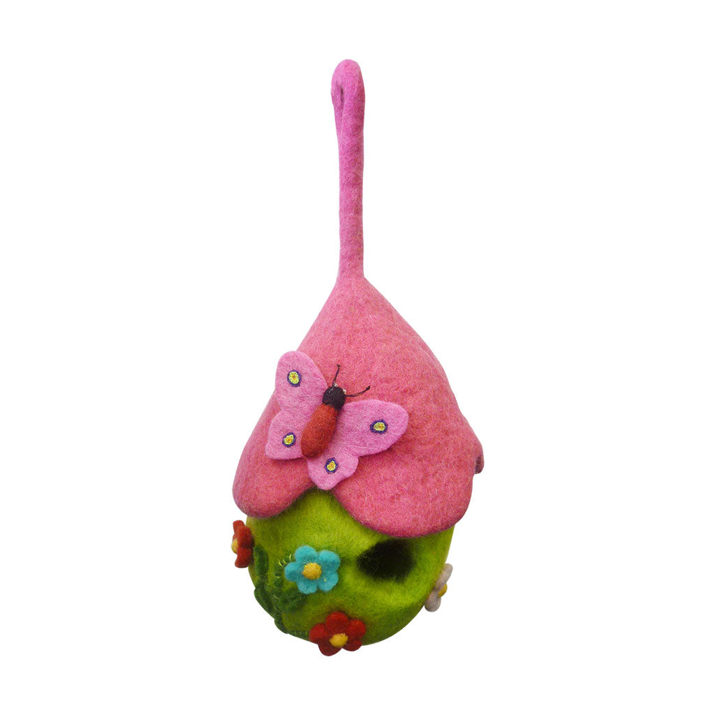 Felt Butterfly Bird House - Educating Kids