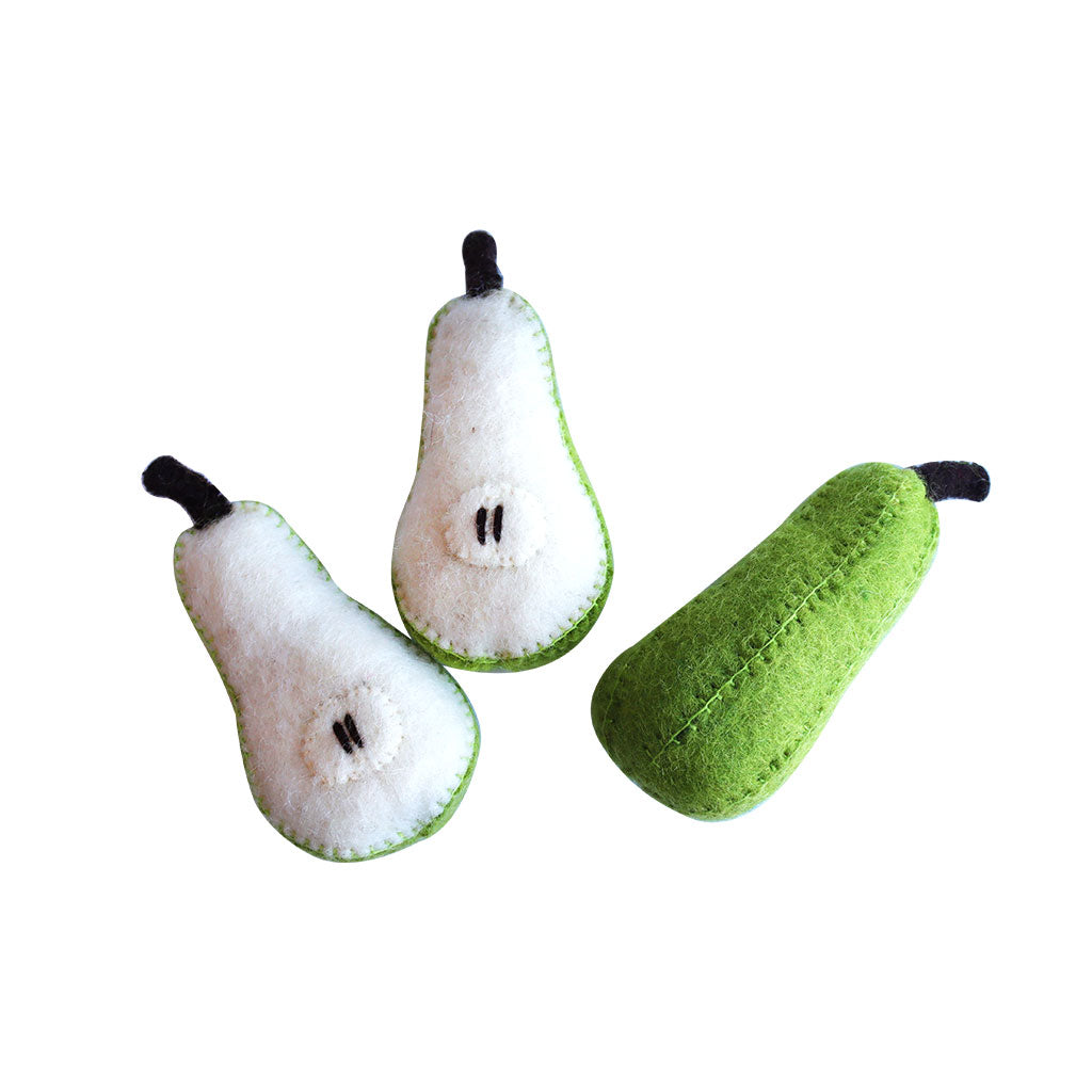 Felt Pear - 3pc