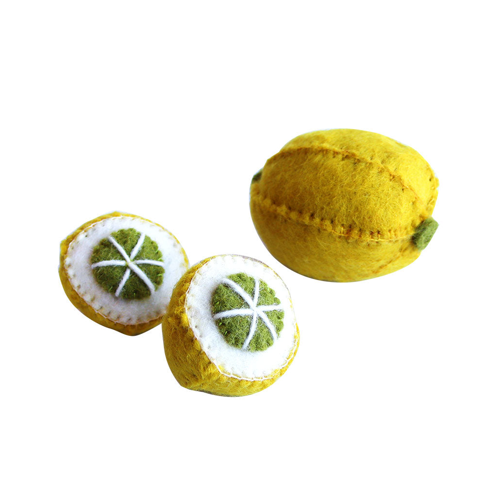 Felt Lemon - 3pc - Educating Kids