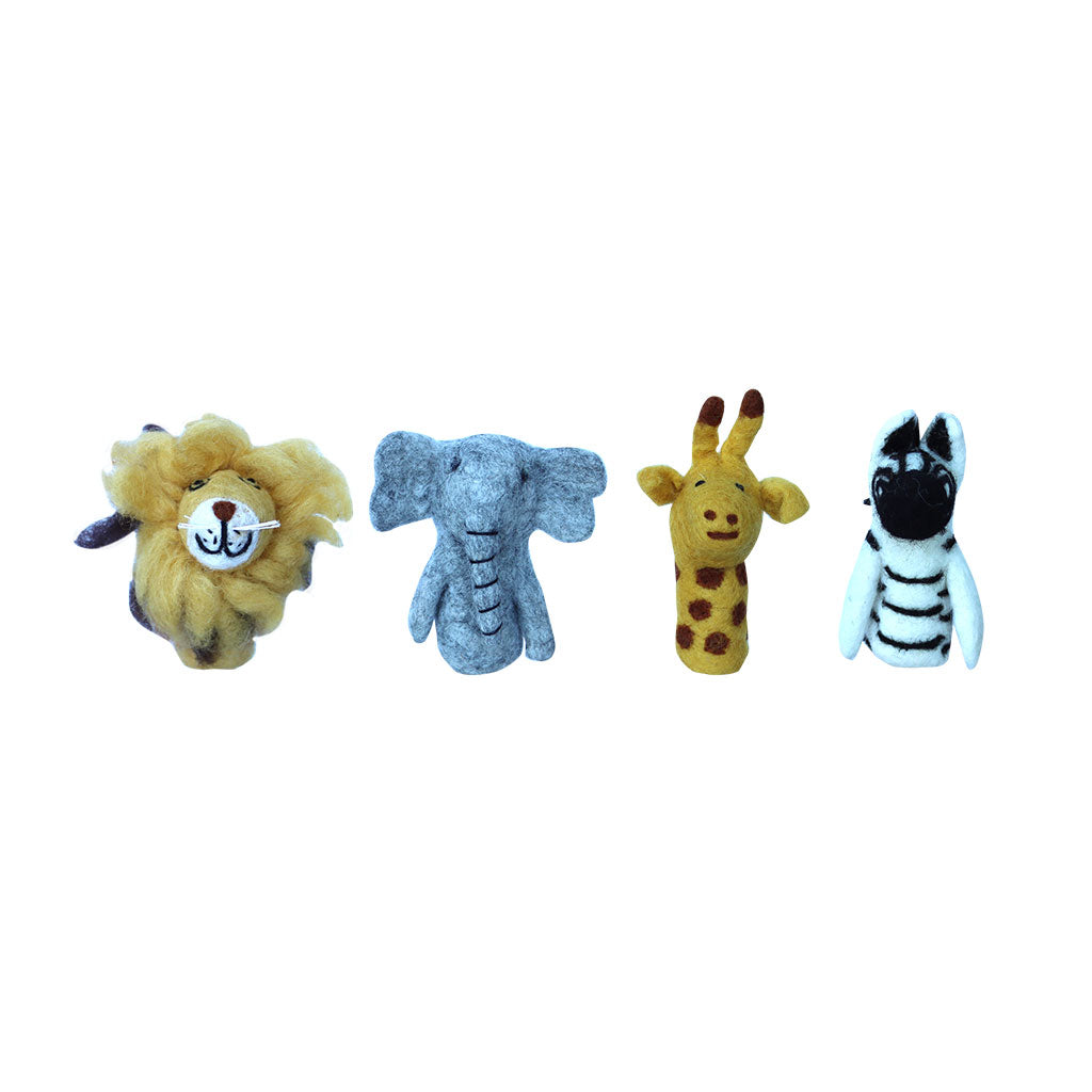African Animals - Finger Puppets