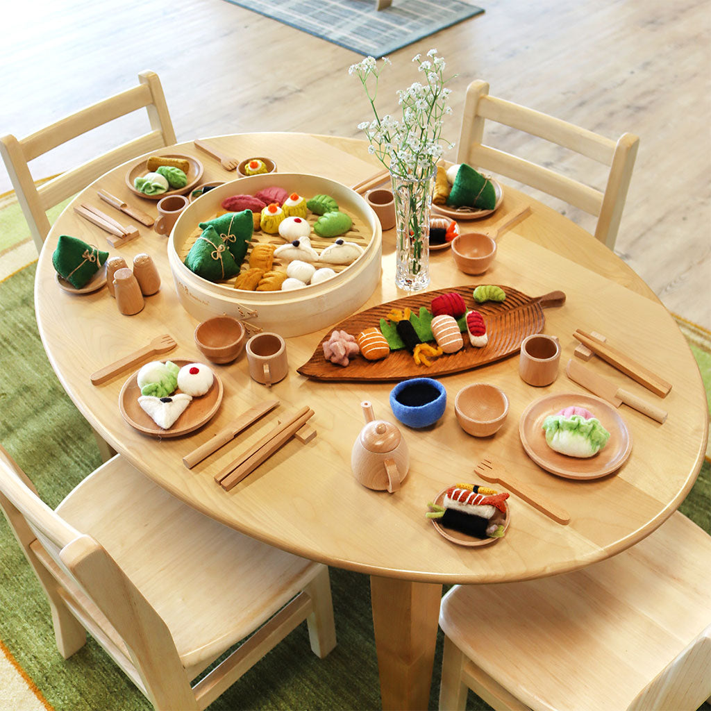 Felt Yum Cha Set with Steamer - Educating Kids