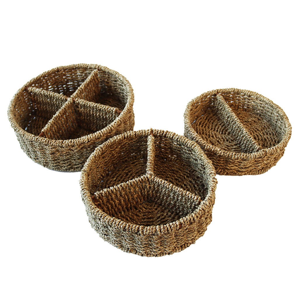 Sorting Basket Set Seagrass – 3pc
